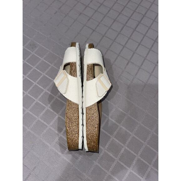 Birkenstock Siena II Vegan Eggshell Two-Strap Sandals Women's Sz 42(11-11.5) - Picture 3 of 6